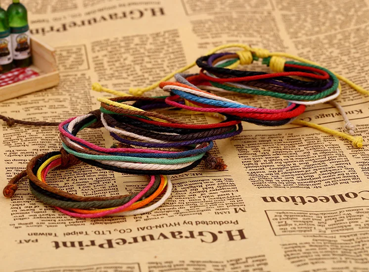 Трендовые подростковые волчьи браслеты Трискеле пеньковый регулируемый размер