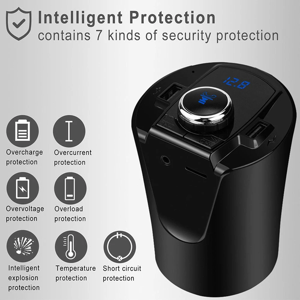 Полезные Беспроводной Bluetooth FM передатчик MP3 радио адаптер автомобильный набор