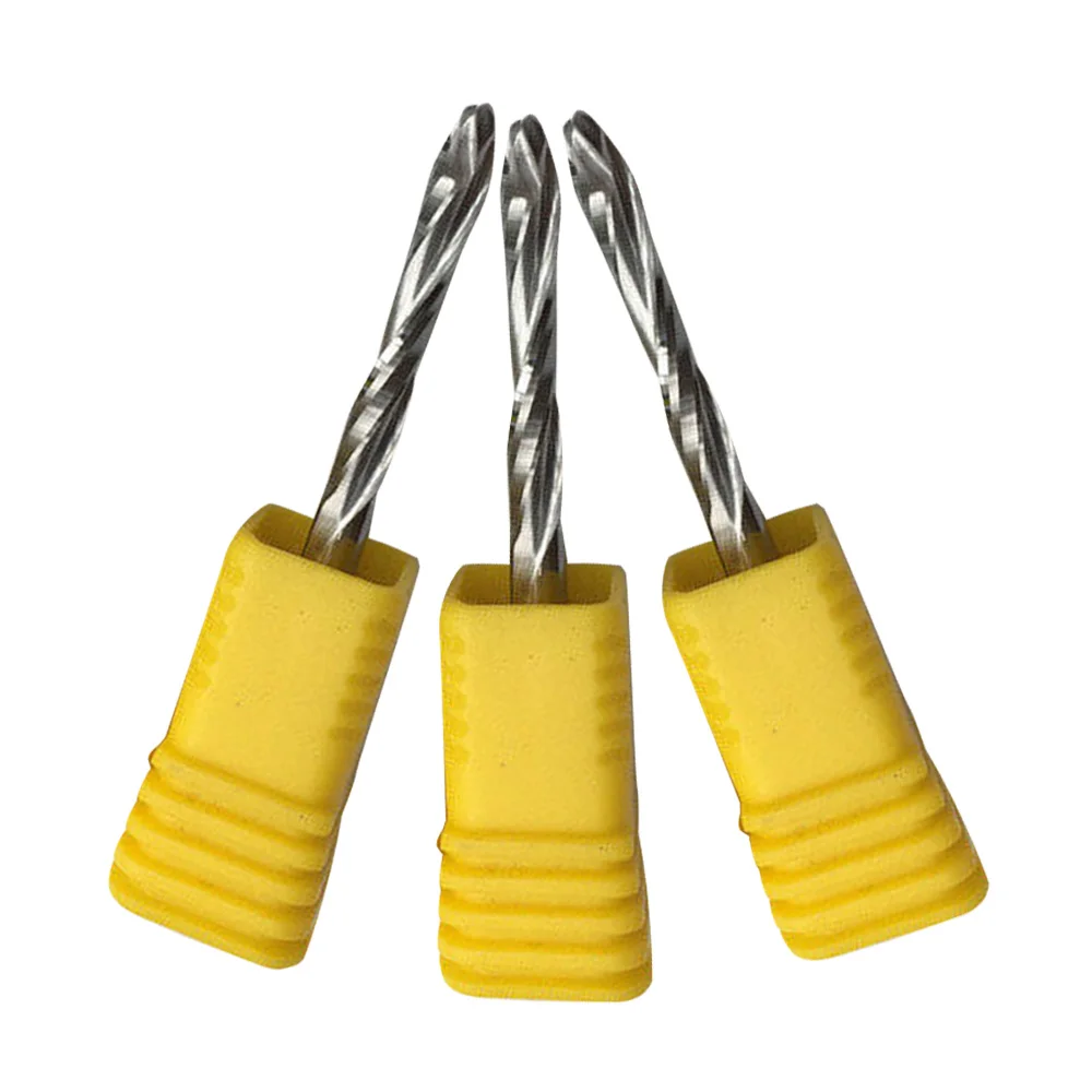 3pcs UP &amp DOWN Cutter 3.175x22mm Two Flute Carbide Milling Tool CNC Wood End Mill Parts | Инструменты