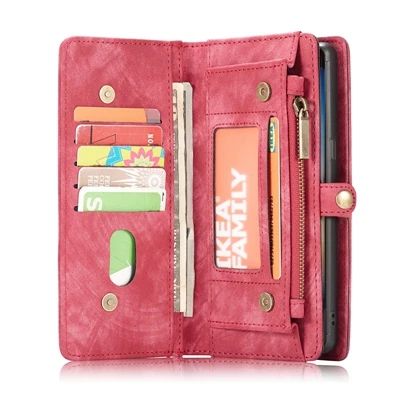 Для Etui samsung Note 8 чехол из искусственной кожи Galaxy Note 9 Fundas чехол для Coque samsung Galaxy Note 10 Note10 Plus чехол s - Цвет: Red       008