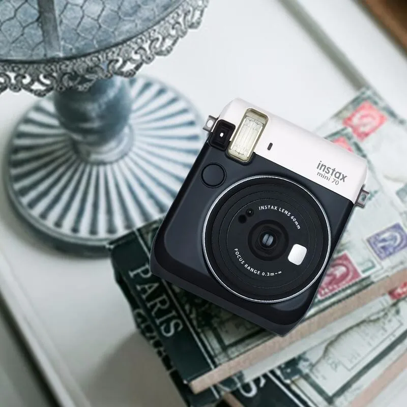 6 цветов Блокировка Fujifilm Instax Mini 70 мгновенная фотокамера красный черный синий желтый белый золотой