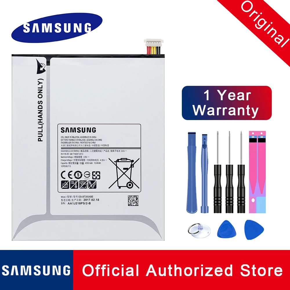 Оригинальный планшет с аккумулятором для Samsung Galaxy Tab A 8 0 T355 T355C Сменный