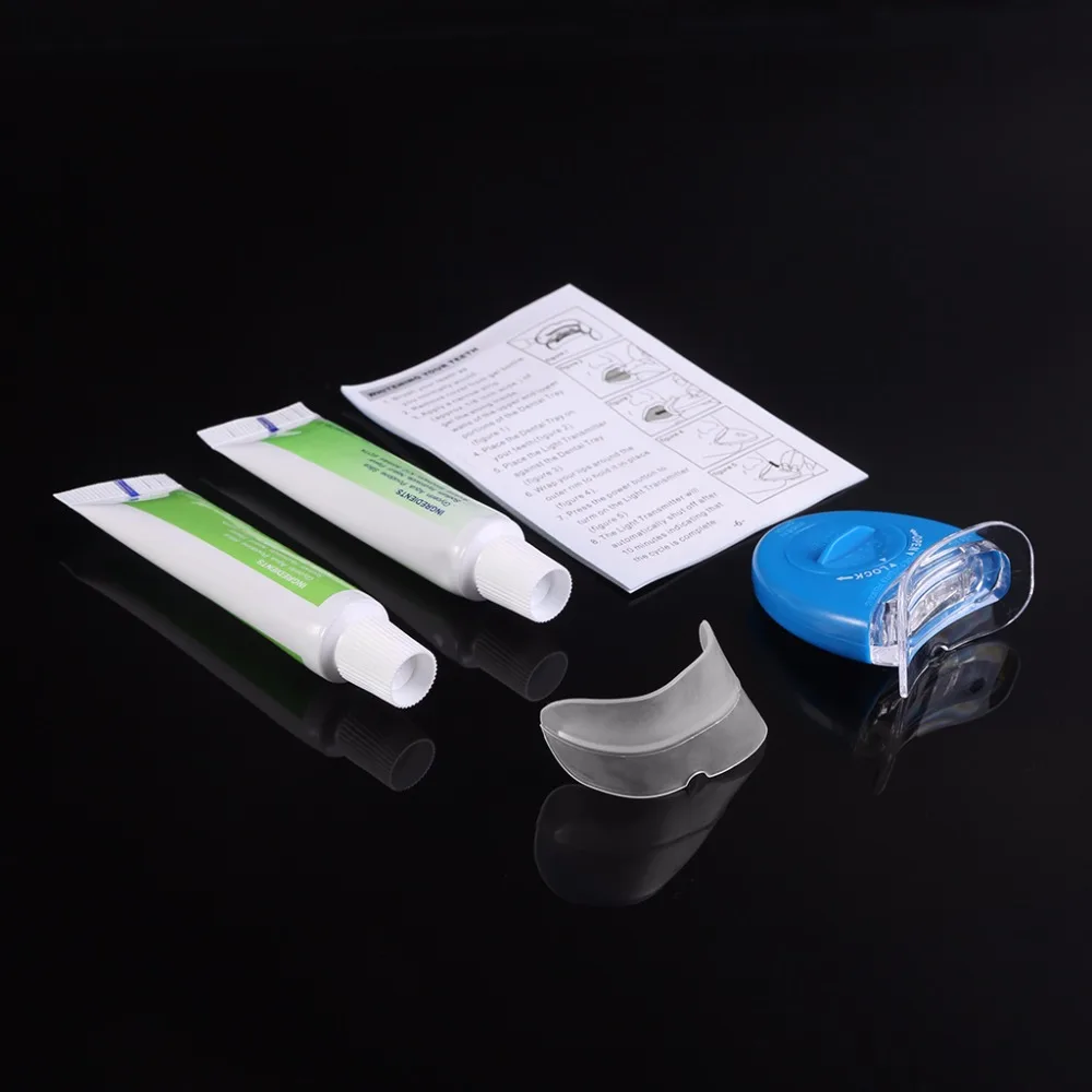 Набор для отбеливания зубов 2 геля с холодным белым светильник Том поднос ухода