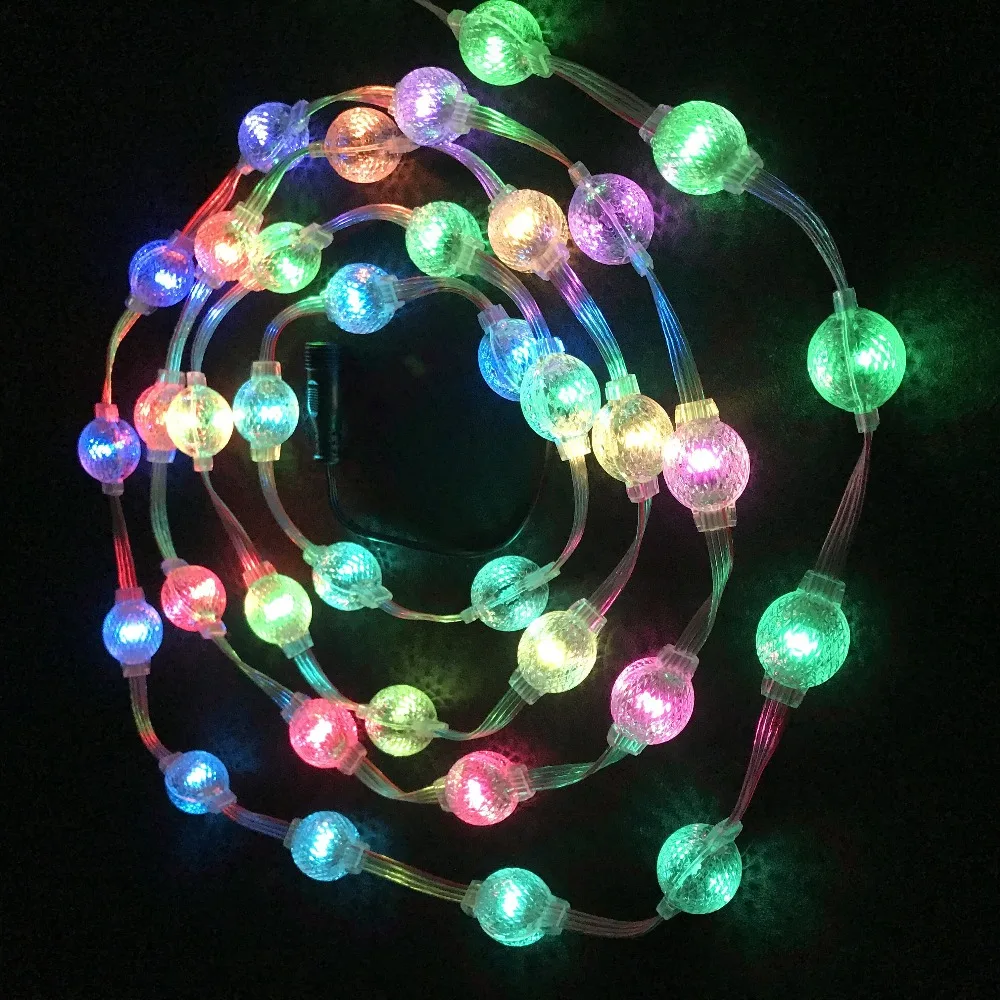 40 шт/шнур 25 мм DC12V UCS1903 LED адресуемый rgb Полноцветный пиксельный свет IP54 2