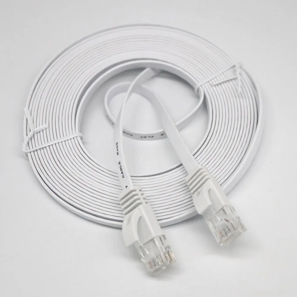 Сетевой Ethernet Кабель CARPRIE RJ45 CAT6 LAN плоский патч роутер UTP интересная партия 1 м/2 м/3