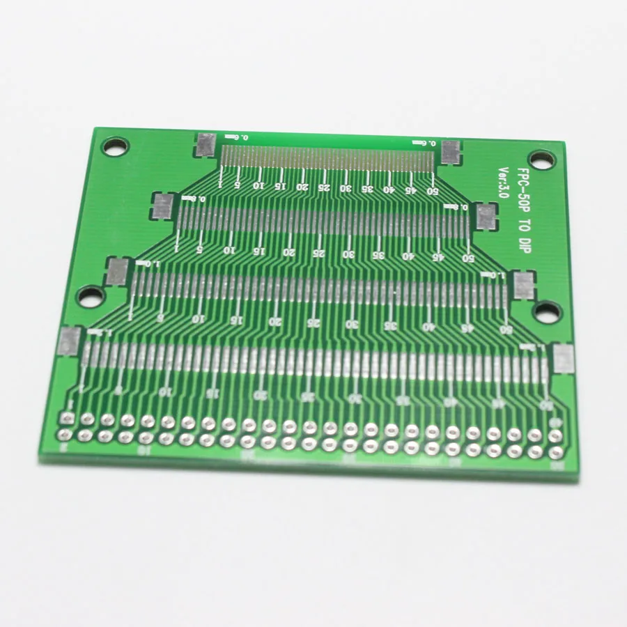 Пластина адаптер FFC FPC 1 шт./лот 50P 0 5 мм 6 8 9 2 шаг 50Pin плоский кабель разъем для
