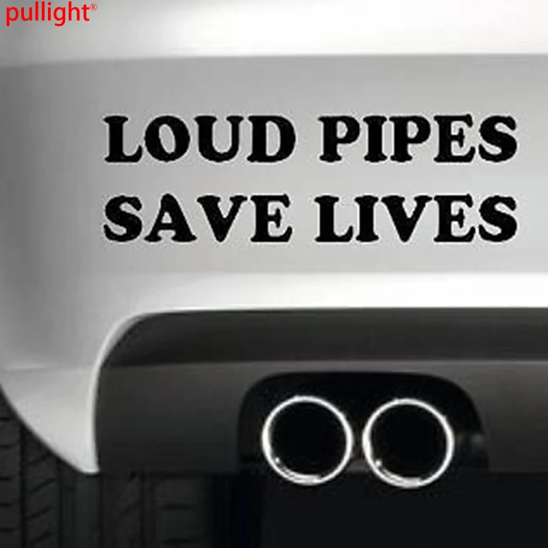 Громкие трубы спасают жизни стиль 2 наклейки на бампер автомобиля Забавный Дрифт
