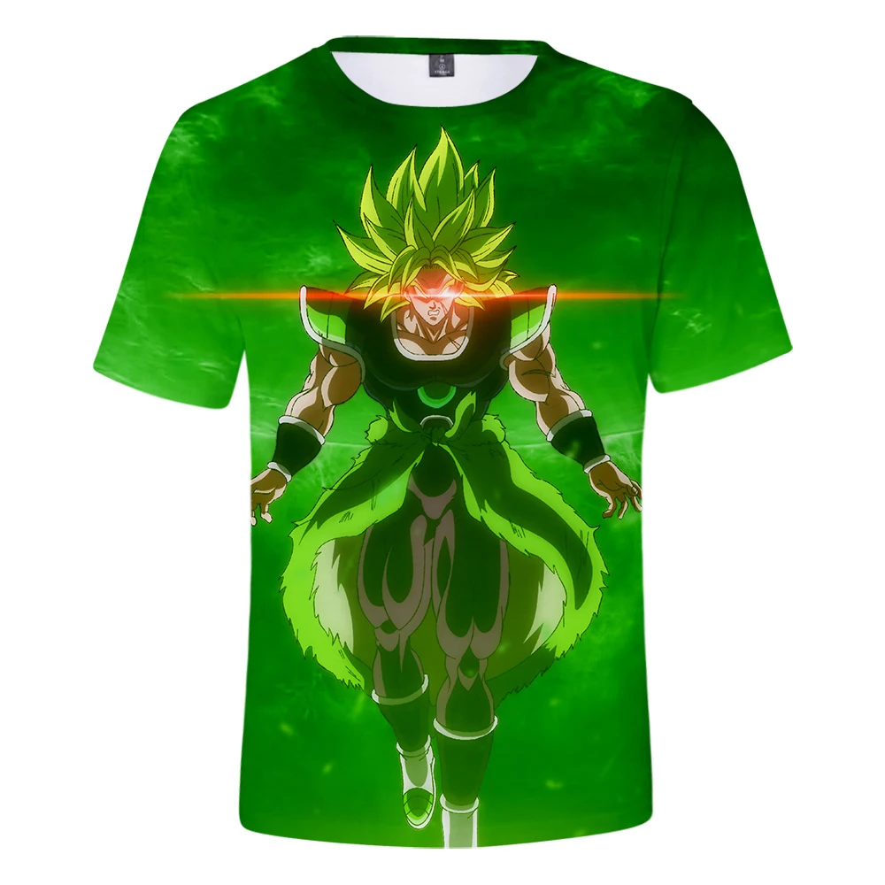 Горячая аниме Dragon Ball 3D футболка для мужчин с коротким рукавом лето Прохладный