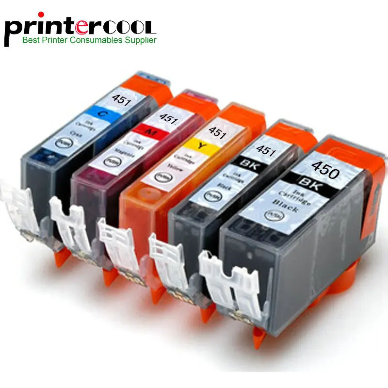 Einkshop 5pcs/set PGI-450 CLI-451 ink Cartridge for Canon IP7240 MG5440 MG5540 MG6440 MG6640 MG5640 MX924 MX724 Printer | Компьютеры и