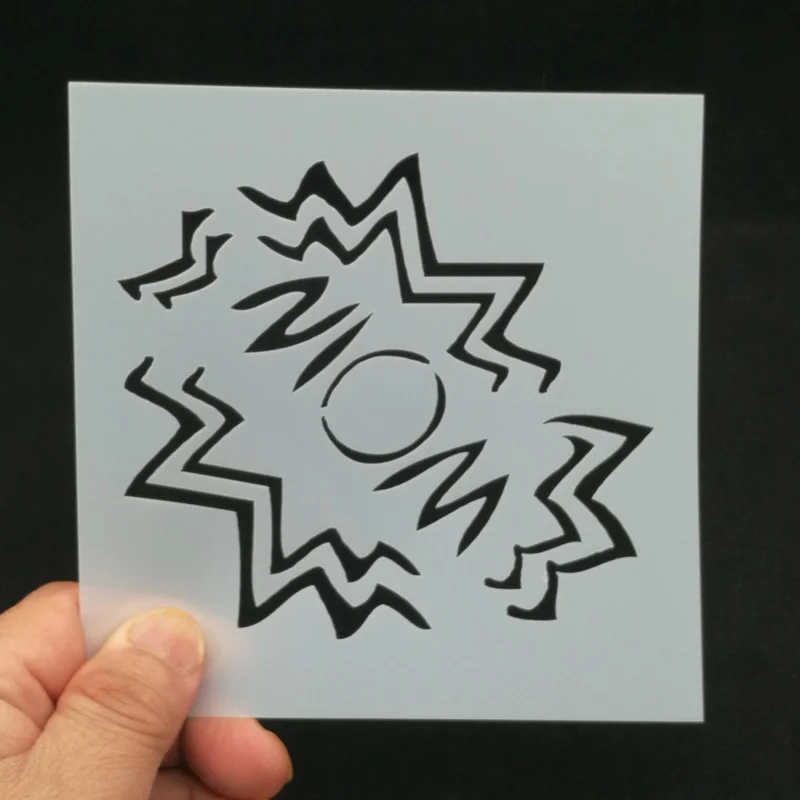 Вау Многослойные трафареты рисунок цвет трафарет для спрея DIY скрапбук