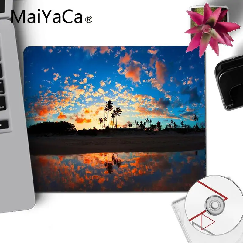 

MaiYaCa Big Promotion Print Rubber Mousepads for Beach and starfish Mice Mat DIY Design Computer Gaming Mouse Pad 22X18CM