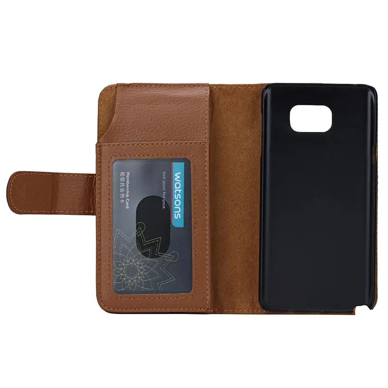 Винтажный чехол Кошелек из искусственной кожи для Samsung Galaxy Note 5 N9200 с откидной