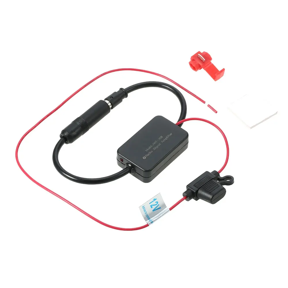 12V автомобильный FM & AM радио антенна усилитель сигнала устройство ANT 208|Антенны| |