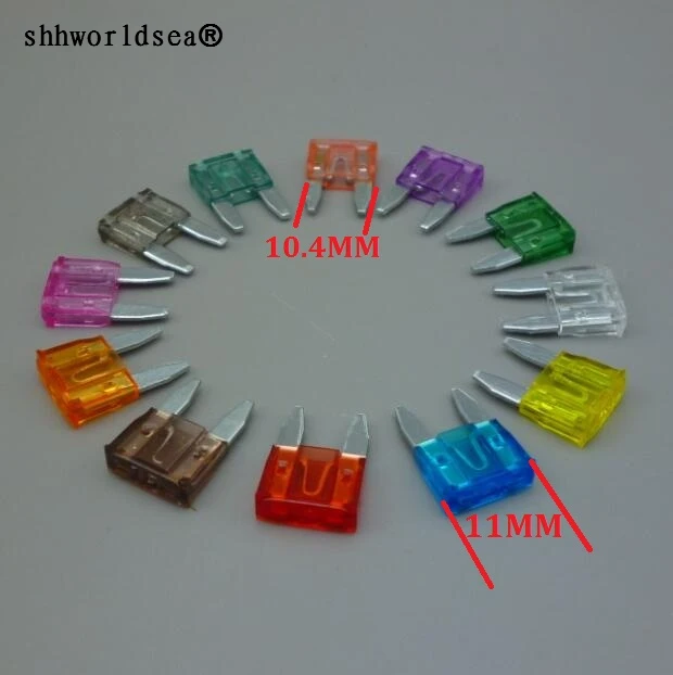 Мини-предохранитель для автомобиля shhworld 20 шт. 1A 2A 3A 5A 7.5A 10A 15A 20A 25A 30A 35A 40A |