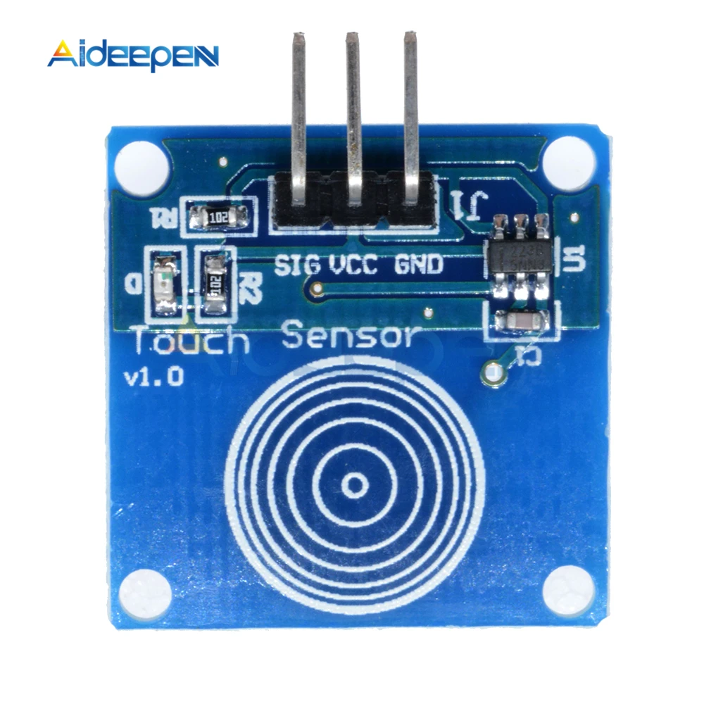 5 шт. TTP223B 1 канальный сенсорный емкостный модуль для Arduino|Детали и аксессуары