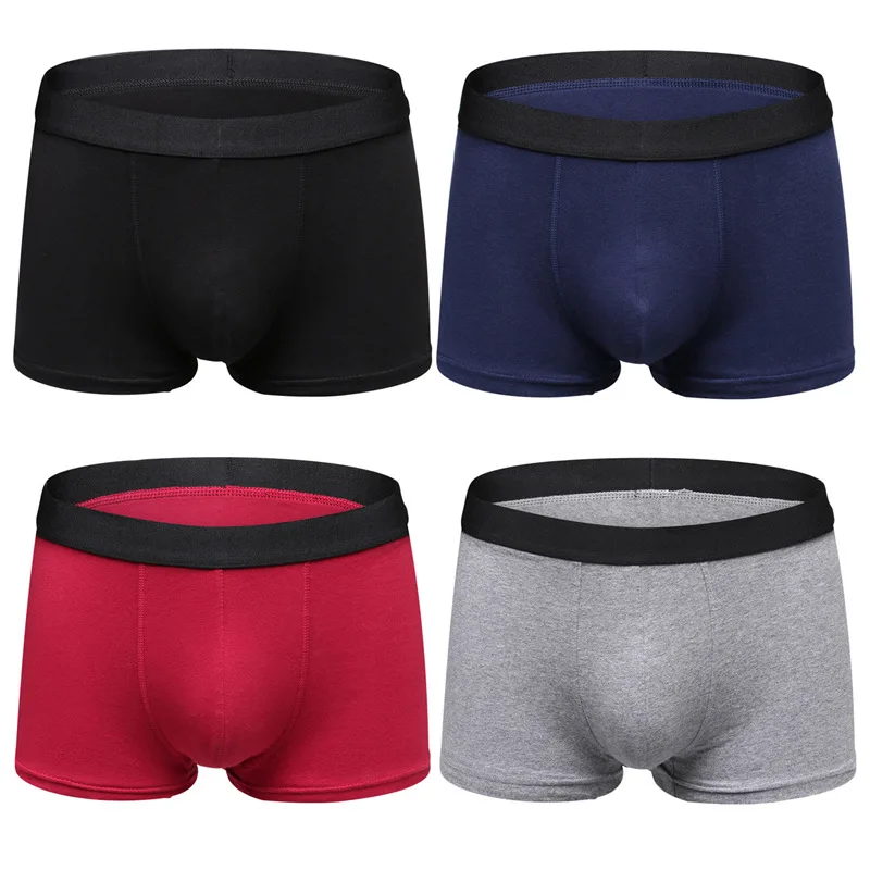 

youlehe 8pcs Soft Cotton Men's Boxer Shorts Men Underwear Sexy Trunks Underpants 3D U Convex Boxers Comfortable Homme Cuecas