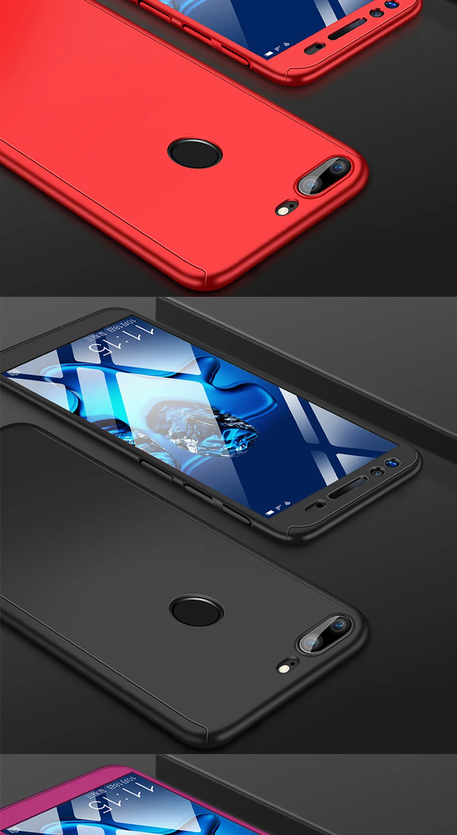 Роскошные 360 противоударный чехол для телефона для huawei Honor 20 Pro 20i 10 10i 9 9i 8 P Smart плюс Y5 Y6 Y7 Prime Y9 с Стекло