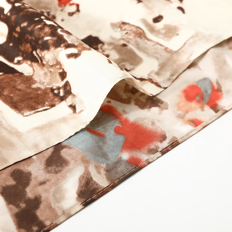 

[FEILEDIS]2019 luxury brand newest design silk scarf high quality ladies with shawl 130*130cm Widening lady's shawl AS1214