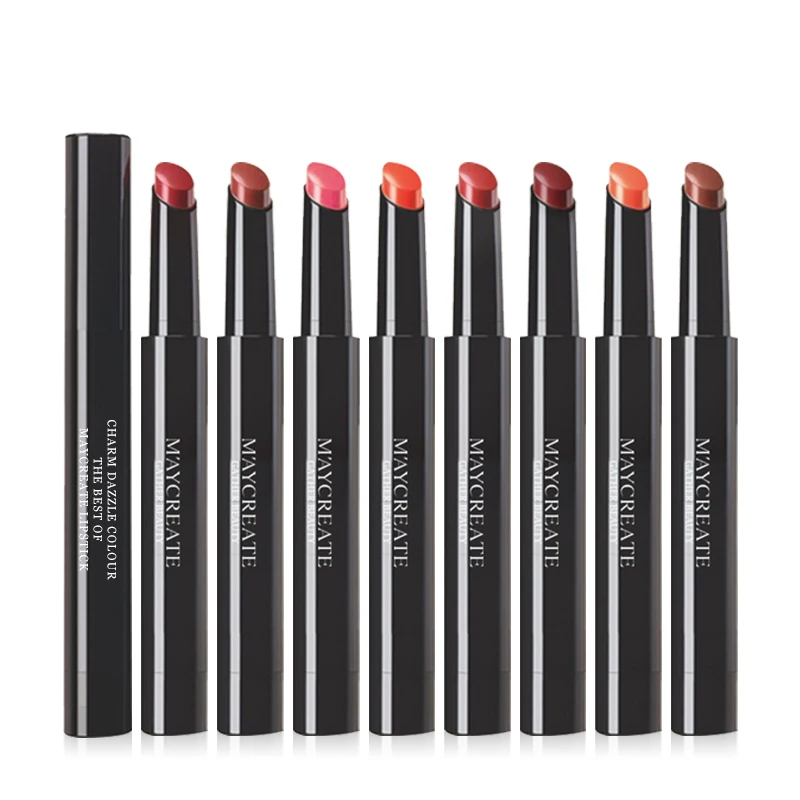 

High Quality Lipstick Brand Makeup Pigmented Lip Stick Cosmetics Waterproof Long Lasting Sexy Matte Lipstick Kit