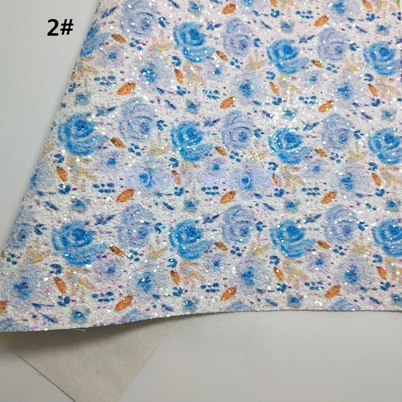 1 шт. 21 х29 см синтетический Letaher кожаный чехол с принтом цветов для изготовления