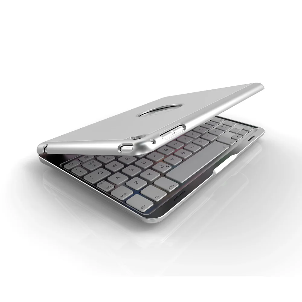 Чехол для беспроводной клавиатуры Bluetooth iPad Mini 4 с цветной светодиодной