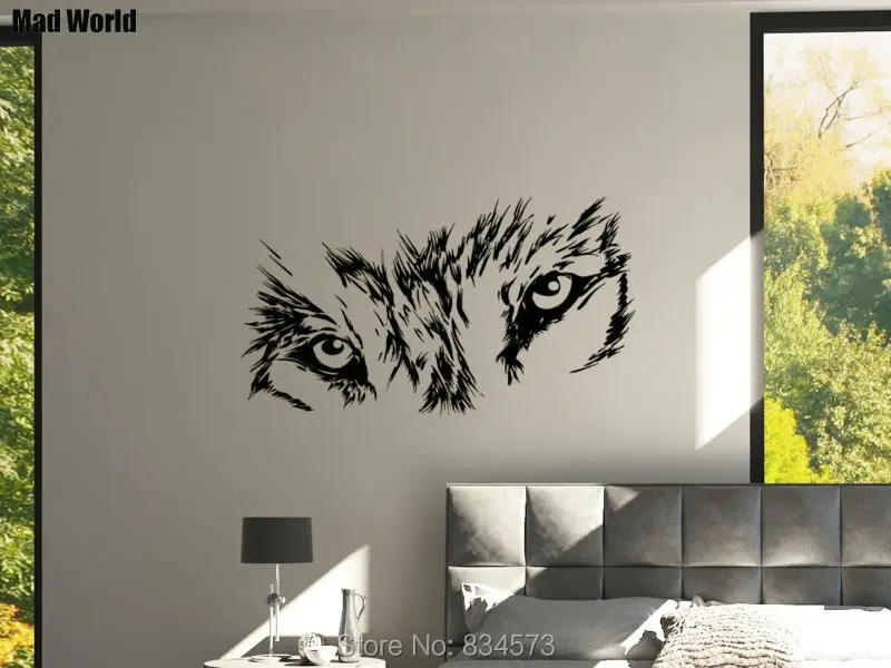 Безумный мир-Волк Средства ухода для век зверь диких животных стены Книги по