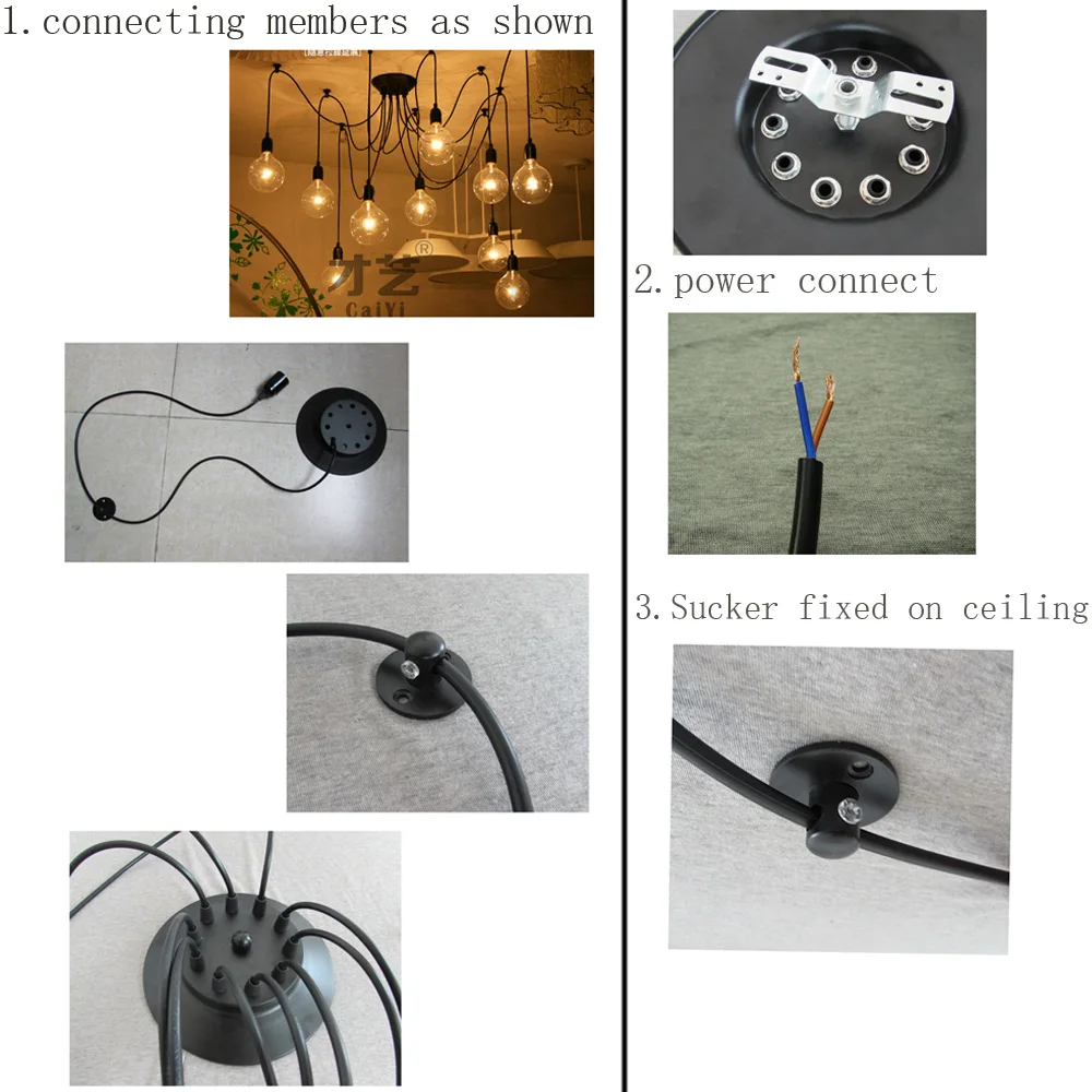 8 подставок (каждый с 1 7 м провода) античный классический регулируемый DIY