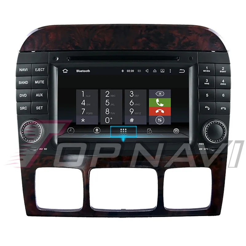 Автомагнитолы 7 "Android 8 0 Octa Core стерео для Benz S W220 (1999 2000 2001 2002 2003 2004 2005 2006) topnavi DVD gps