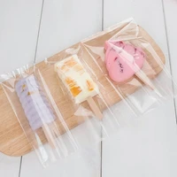 new style thin transparent serrated plastic ice cream bag opp popsicle package pouch baking food pack 819cm 200pcslot