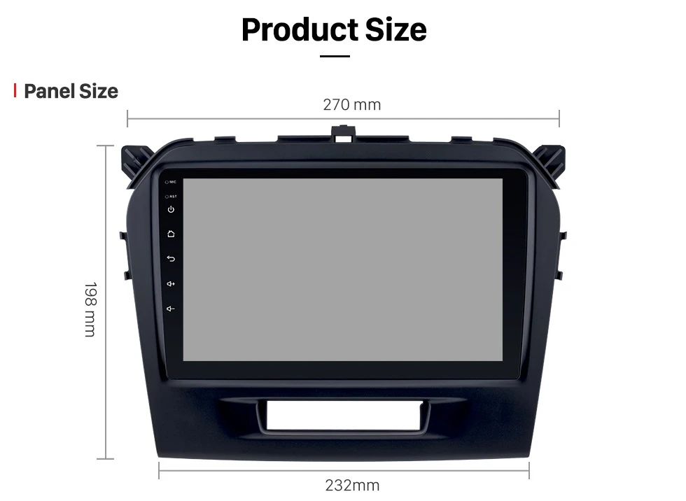 Seicane " сенсорный экран Android 8,1 2DIN Радио Bluetooth gps навигация для SUZUKI VITARA поддержка OBD2 Зеркало Ссылка