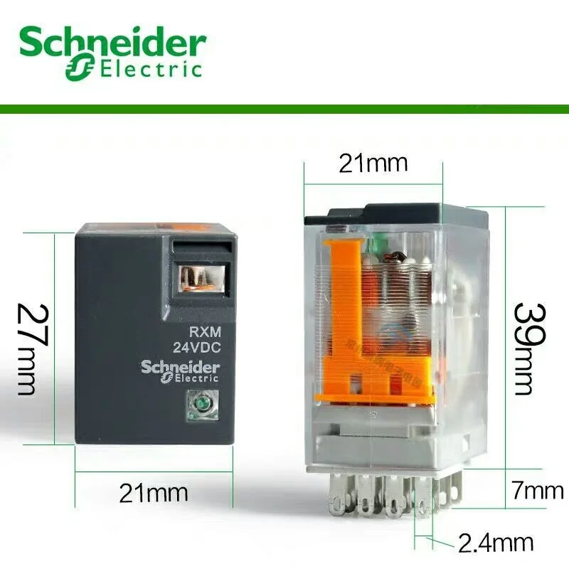 5 шт. реле Schneider RXM2LB2BD RXM2LB2P7 RXM2LB2B7 RXZE1M2C 2CO 5A 24VDC 24VAC 230VAC совершенно новое и