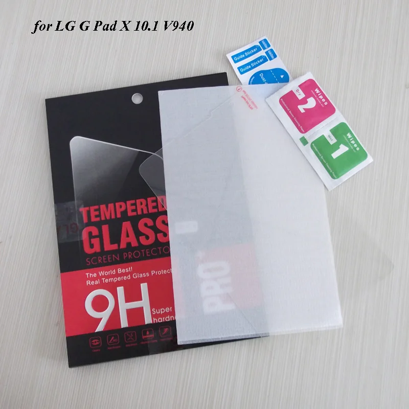 100 шт./лот HD Высококачественная пленка из закаленного стекла для LG G Pad X 10 GPad 1 V940
