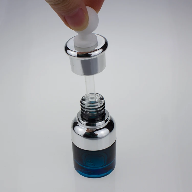 100 шт. 20 мл пустая синяя бутылка эфирного масла стеклянные бутылки s оптовая