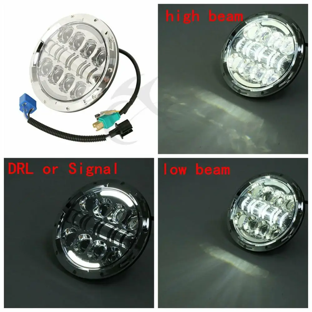 Светодиодный прожектор для фар ближнего/дальнего света лампа Harley Touring 94 13 Softail Ultra