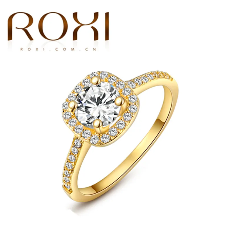 2020 ROXI бренд Anillos модные ювелирные изделия кольца для женщин Белый розовое золото