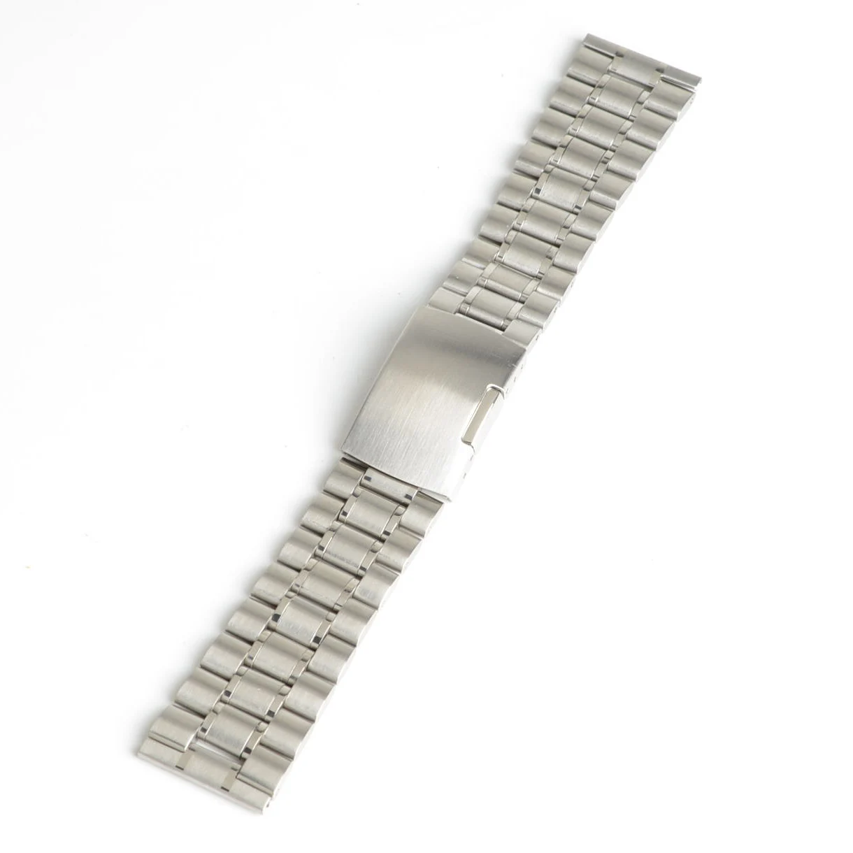 Высококачественные ремешки для часов мужчин и женщин 16 мм Серебристый Стальной