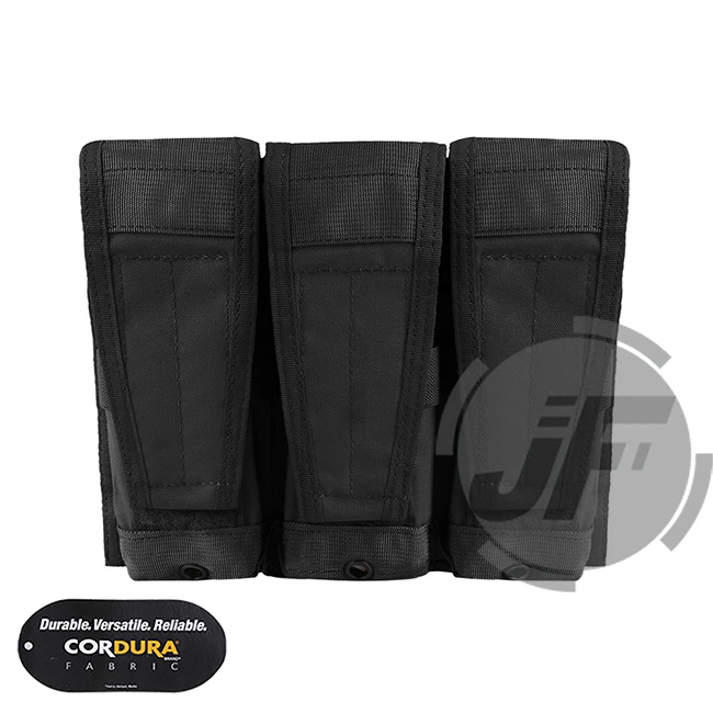Emerson Тактический модульный M4 M16 AR15 5,56. 223 тройной подсумок Emersongear MOLLE Mag держатель патронов Мультикам MC - Цвет: BK