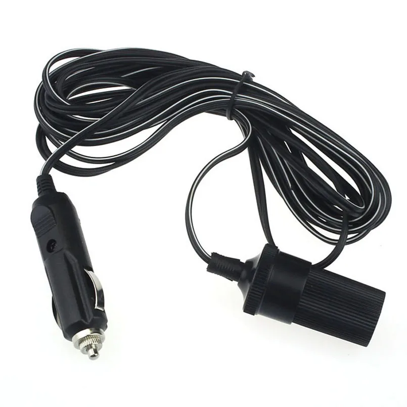 

Cigarette Lighter 12V 10A Accessory Car Cigarette Lighter Socket Extension Cord Cable Car Accessory 1/2/3/5m