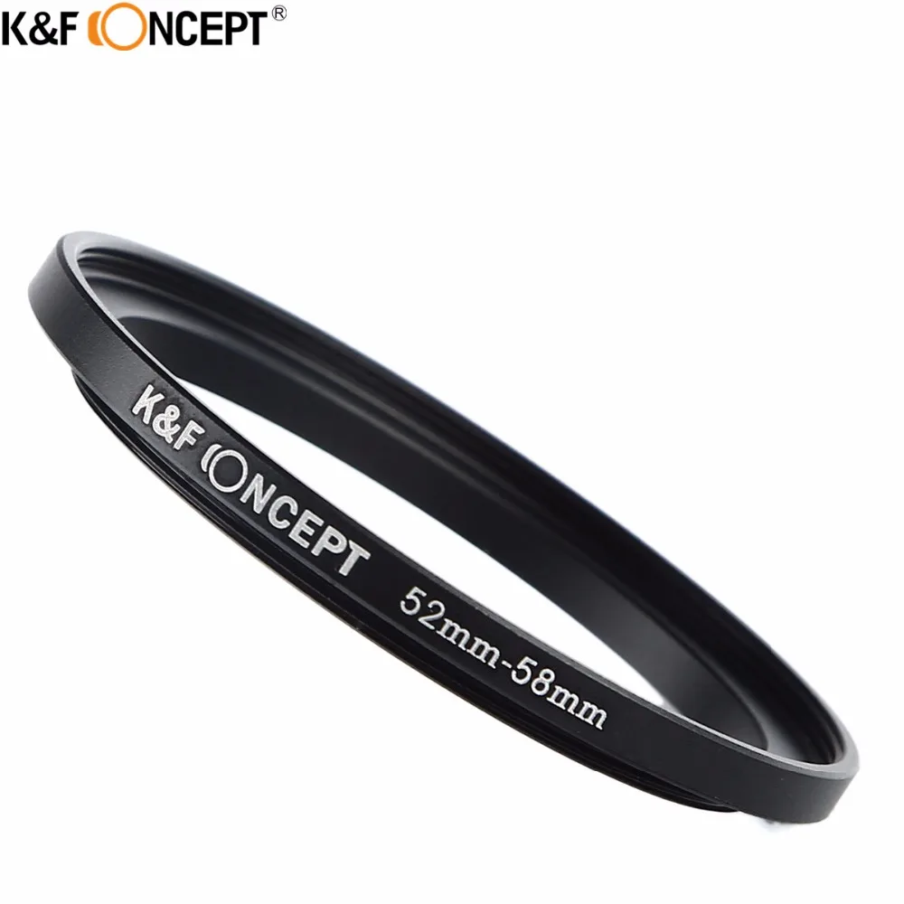 Переходное кольцо для объектива камеры K & F переходное 52 мм 58 Canon Nikon Samsung Fuji Olympus