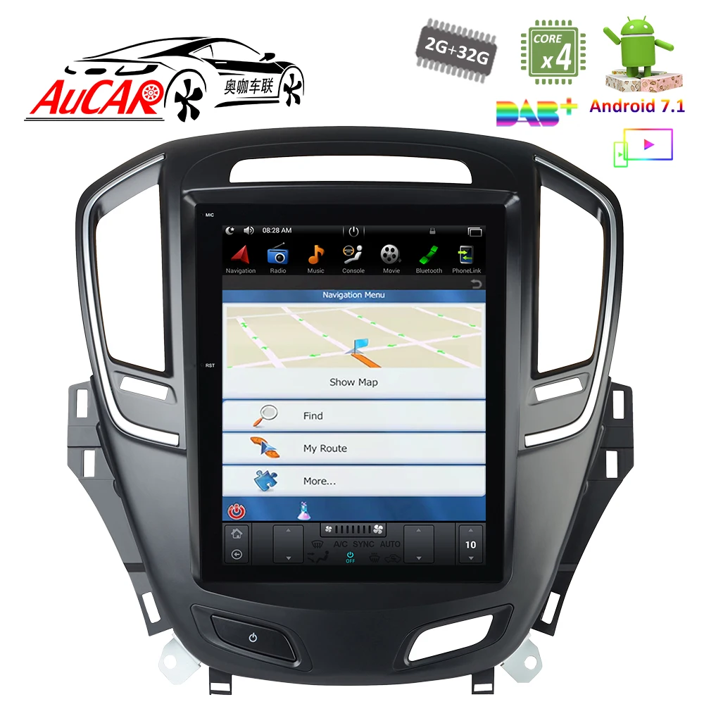 Фото Мультимедийная магнитола для Opel Insignia Buick Regal 7,1, Android 10,4, 2014 дюйма, GPS, Bluetooth, Wi-Fi, 4G №5