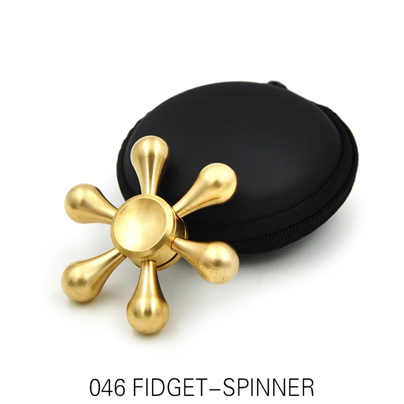 100 шт./лот DHL Бесплатная DIY Непоседа счетчик Металл палец Spinner алюминиевый ручной