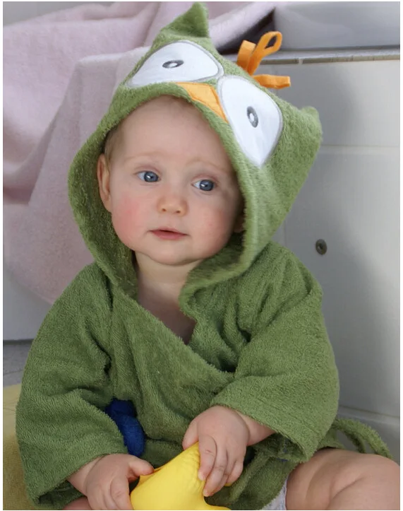 Детская ночная рубашка с капюшоном и животными BC1075|newborn bathrobe|newborn nightgownsnewborn baby