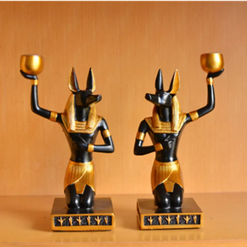 Магниты в египетском стиле Inugami Candleholder украшения креативная гостиная спальня обои для рабочего стола древний Египетский ремесленник X1803