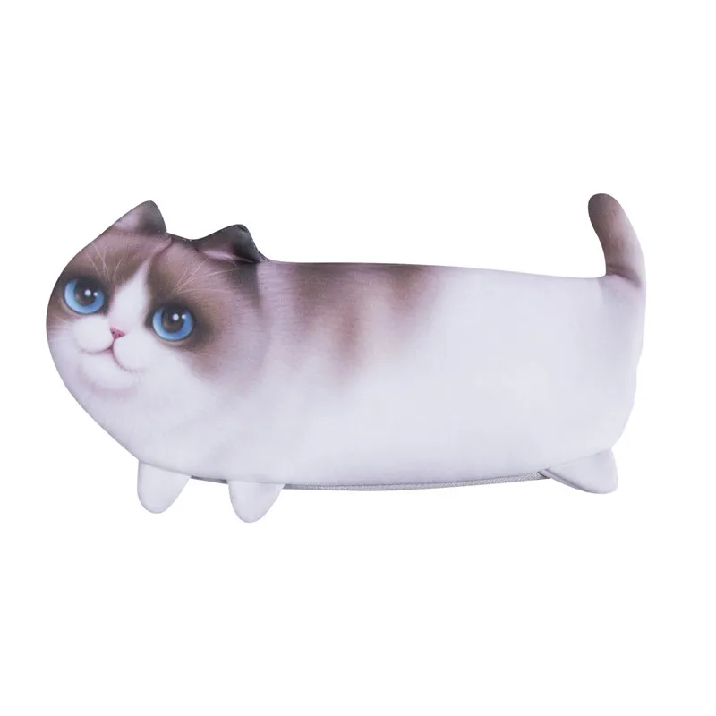 Новый модный бренд Обувь для девочек 3D животного милый кот Уход за кожей лица