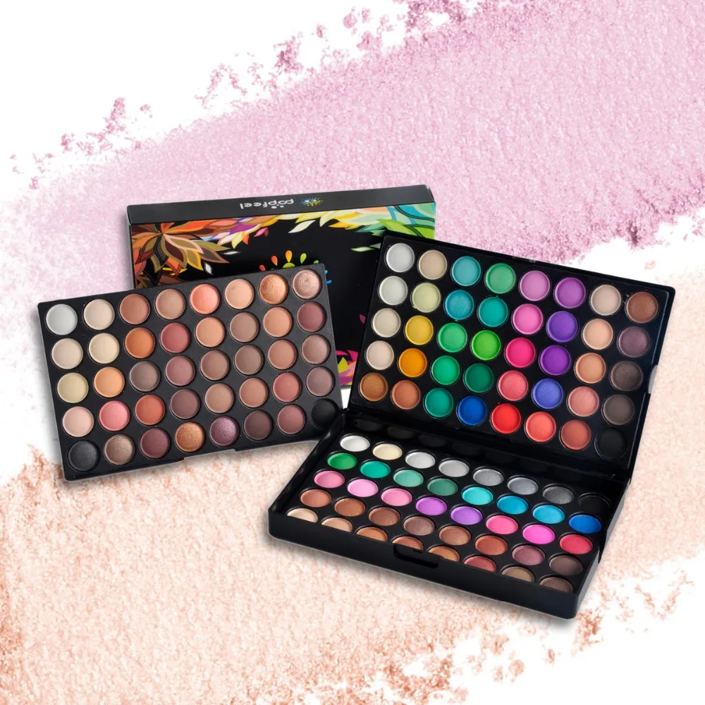 120 оттенков Popfeel тени для век косметическая пудра нюдовые палитра макияж матовые