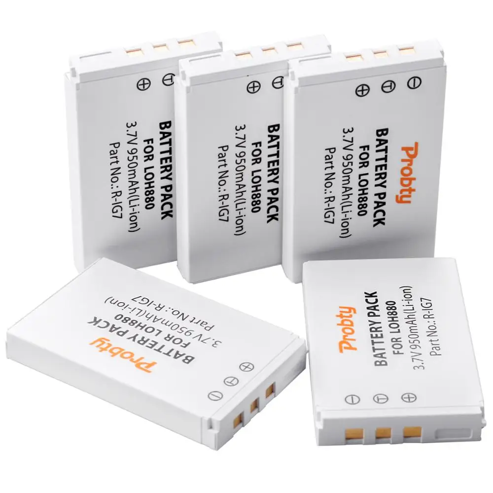 5 шт. R IG7 950 мА/ч литий ионный аккумулятор Перезаряжаемые батареи для Logitech гармонии