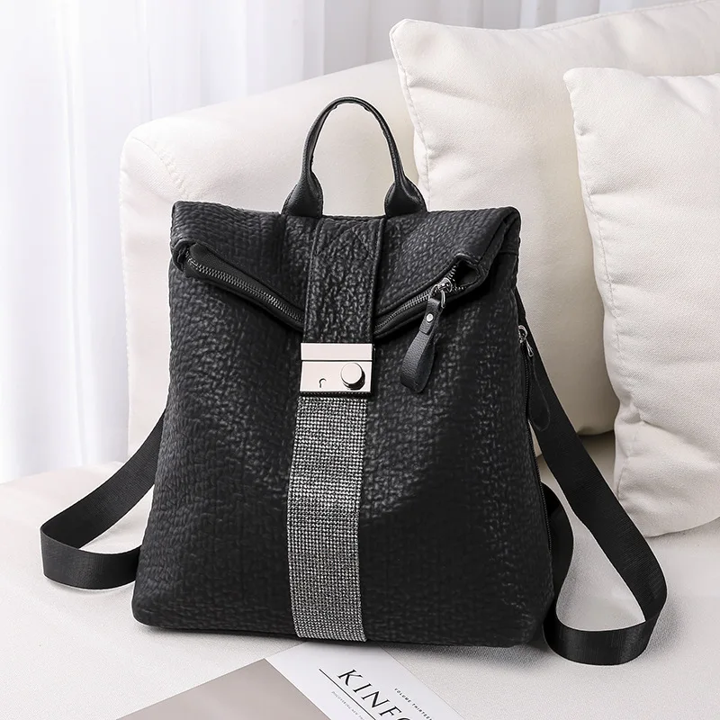 2019 новый корейский мягкий кожаный Большой Вместительный школьный рюкзак