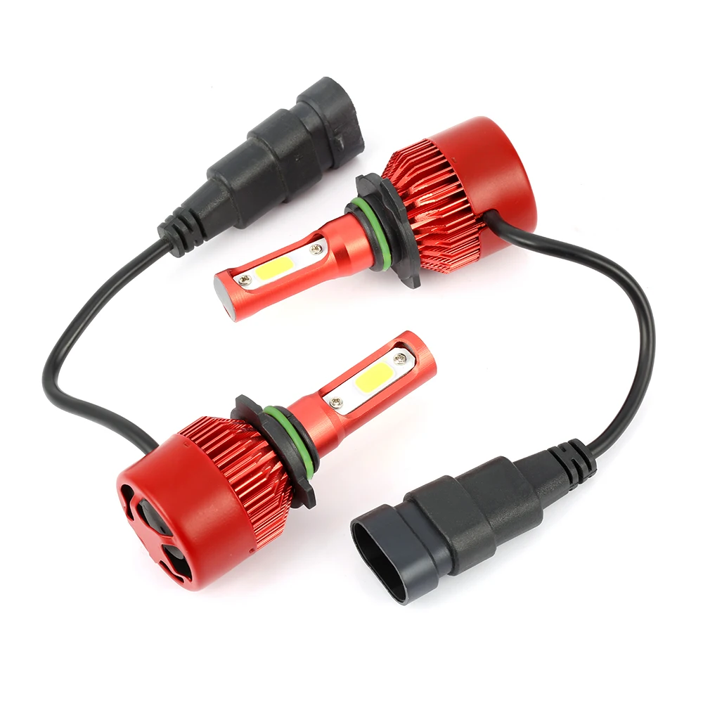 Aotogo 2шт H7 9005 9006 автомобильный головной светильник 72W 8000LM светодиодный комплект