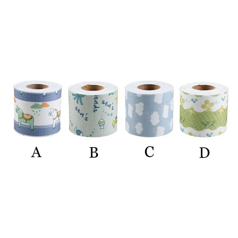 Самоклеящаяся кухня ПВХ лента стеновое уплотнение зазор плесени