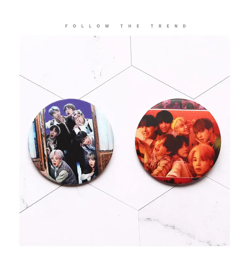 Year-End Clearances Kpop Bangtan Boys Pin Album Brooch Badge Accessories For Clothes Hat Backpack Decoration